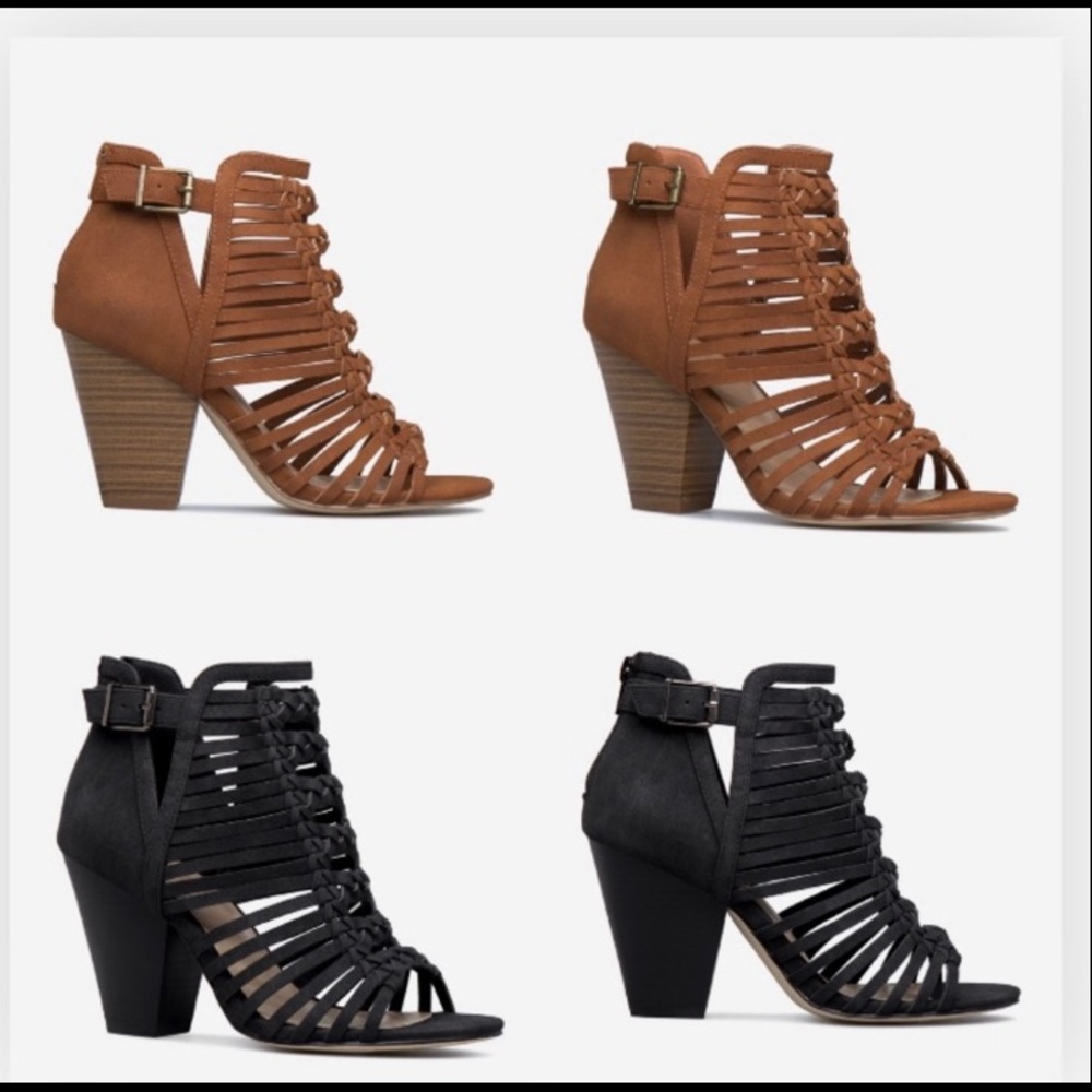 2 pair of ShoeDazzle caged heels! NWT!